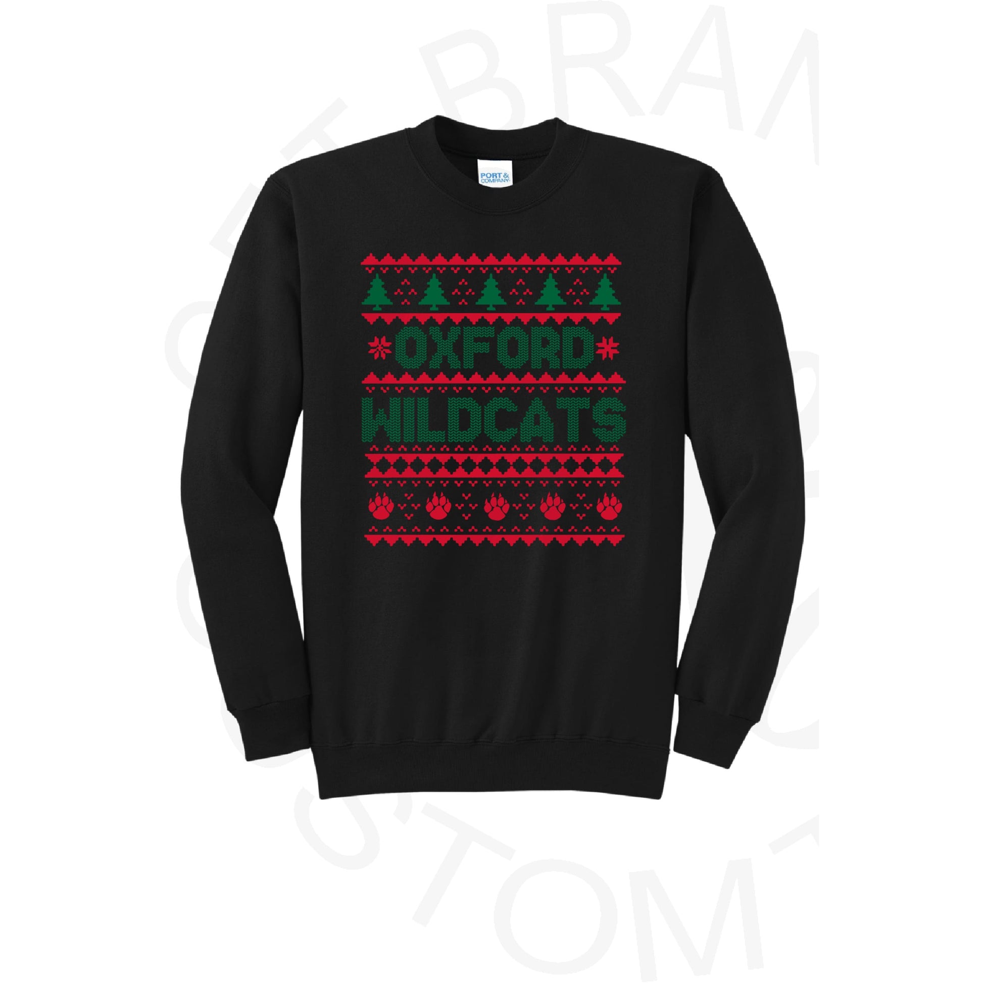 Oxford Wildcats YOUTH Ugly Sweater- PREORDER