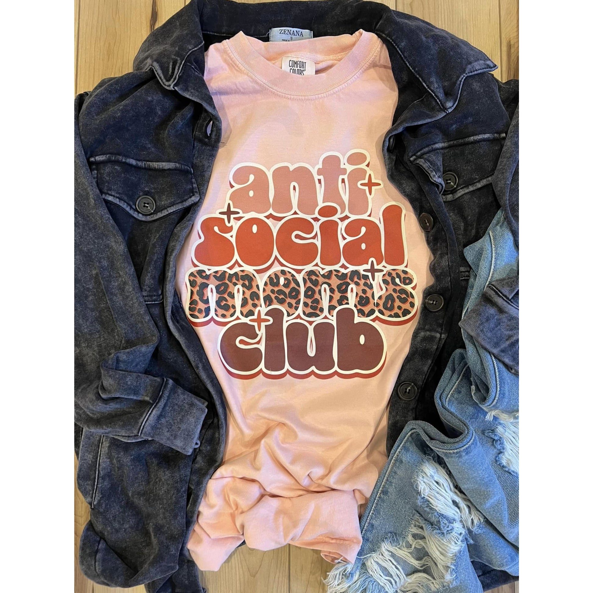 Anti Social Mom Club Tee - Apparel & Accessories
