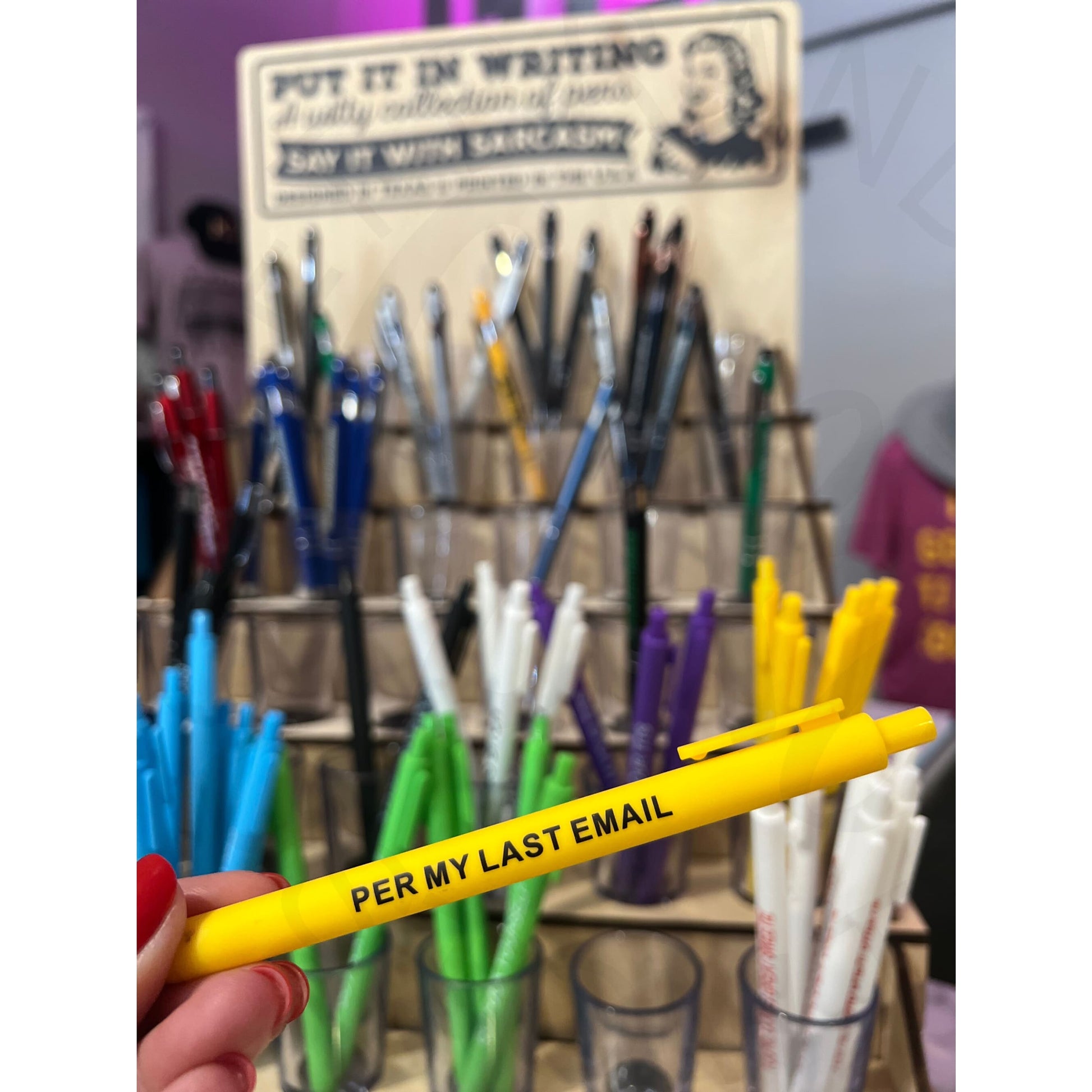 Basic Sarcastic Pens - Per My Last Email