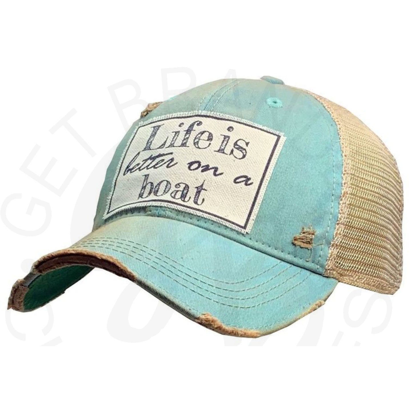 Life is Better on a Boat Vintage Hat - Headwear