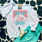 Long Live Cowboys Distressed Sweatshirt