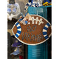 Mascot Aluminum Door Hanger - Go Vikings Football