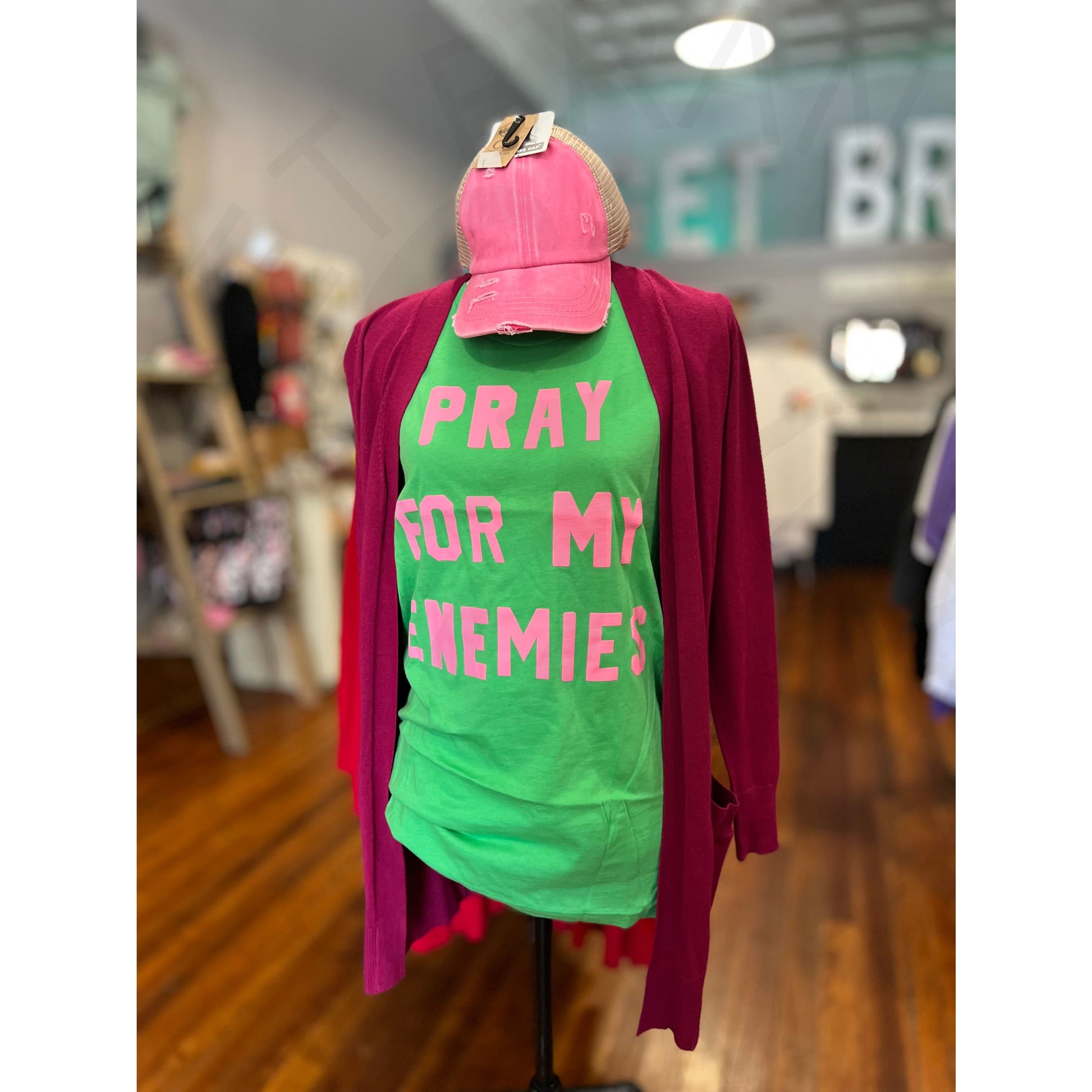 Pray For My Enemies Tee