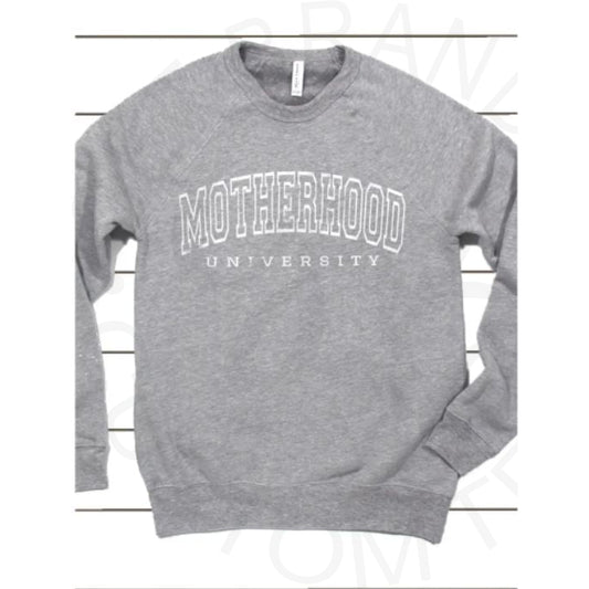 Retro Motherhood University Sweatshirt