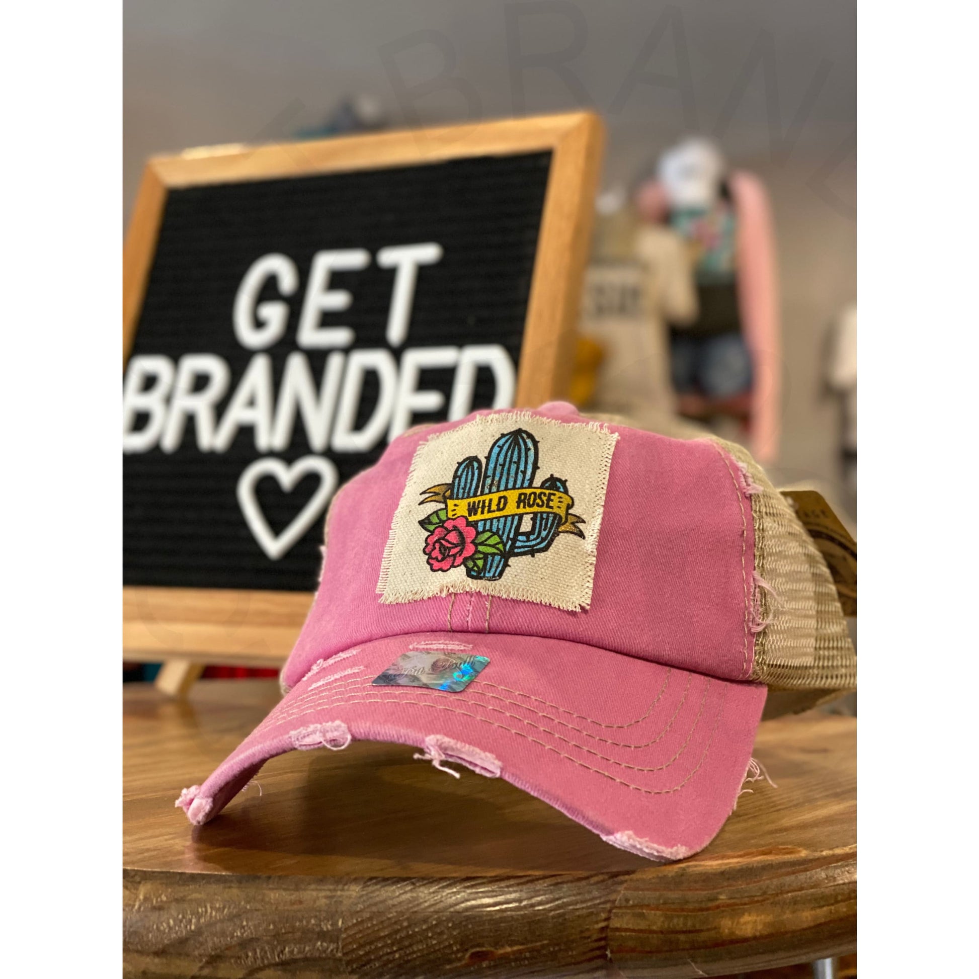 Wild Rose Vintage Hat