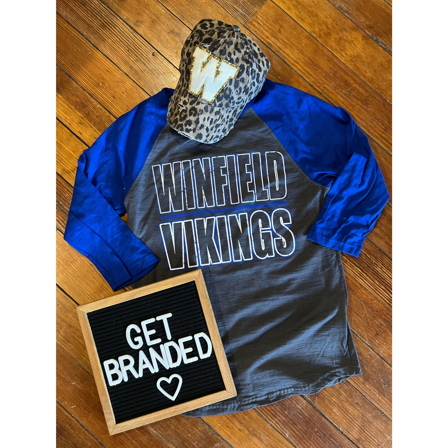 Winfield Vikings Champion - Premium Fashion Raglan 