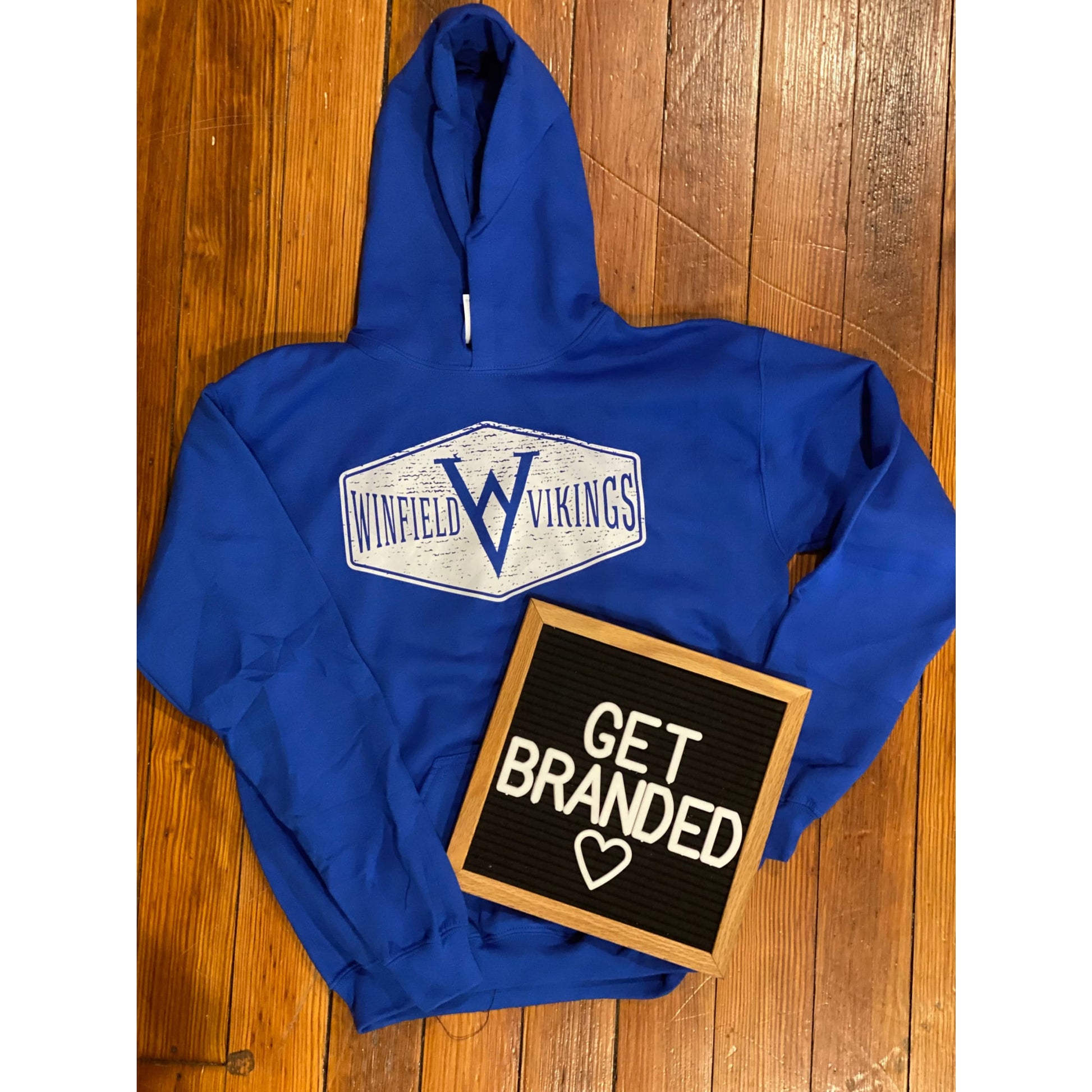 Winfield WV Vikings Gildan Hoodie